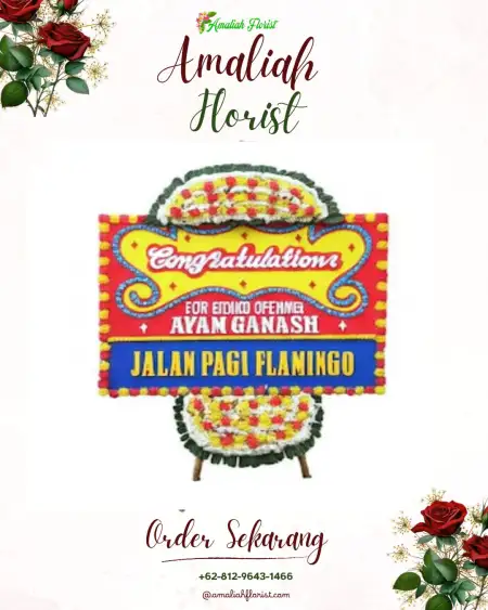 Sewa Papan Bunga Lebak Gede Merak